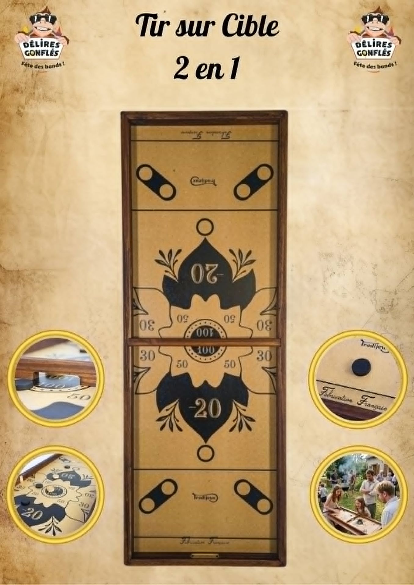 Pack Prestige Gonflé — 16 jeux en bois
