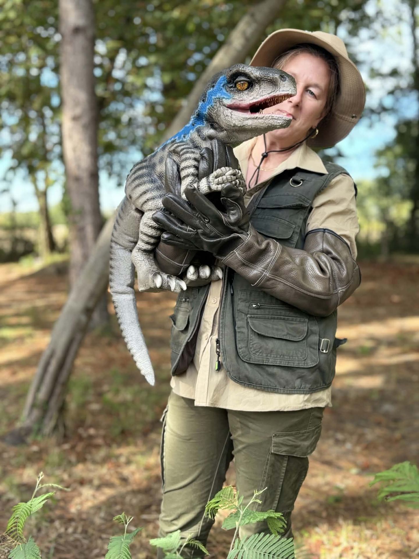 Velociraptor avec animateur
